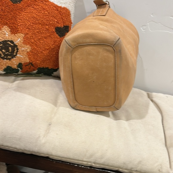 Coach Vintage/Rare Classic Medium Slim Duffle/Bucket Bag - Taupe 9186 - Picture 7 of 8